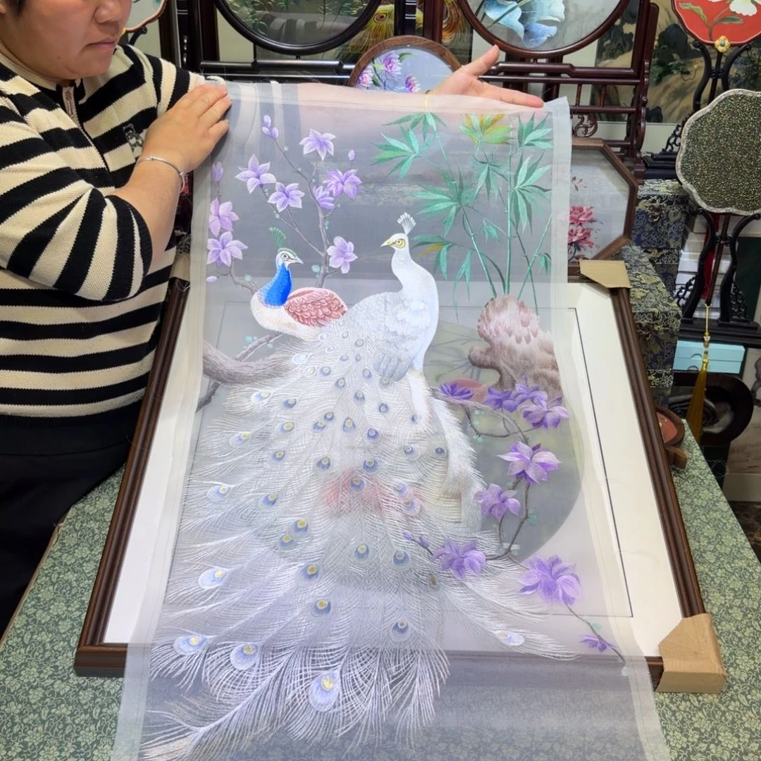 刺绣手工苏绣工艺制作技艺精湛精巧