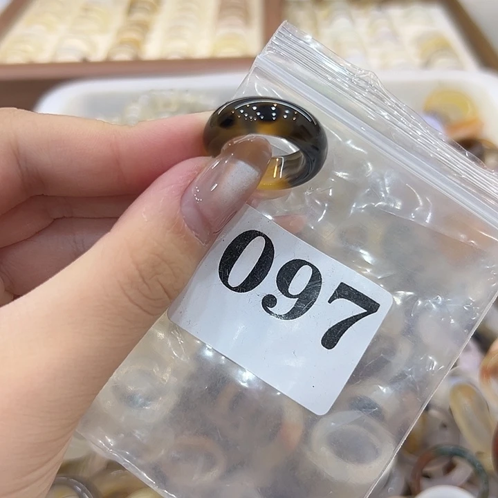 合金戒指玛瑙/玉髓97港14