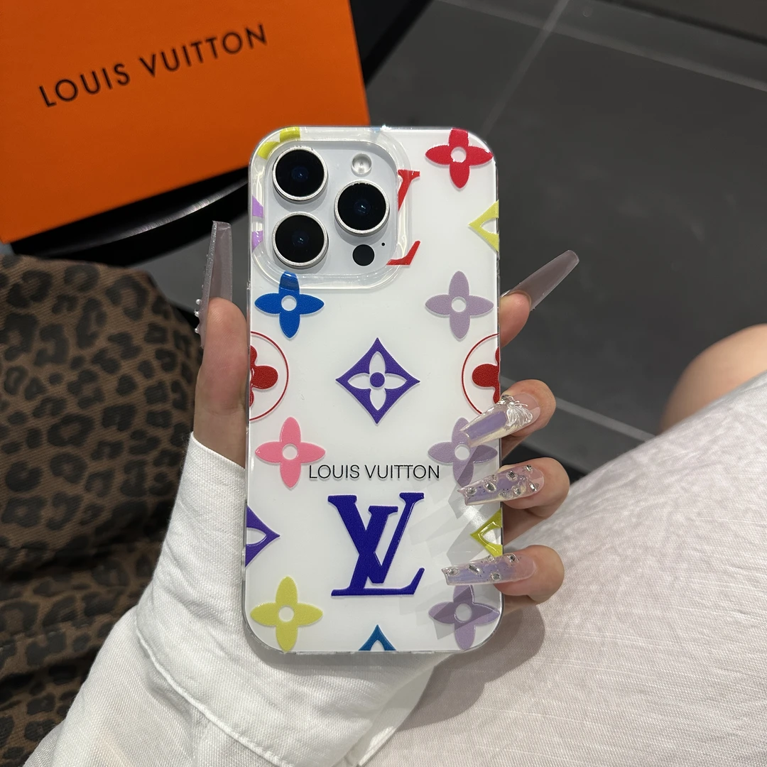 新款iphone16promax手机壳潮牌13/14网红老花苹果15防摔女款适用