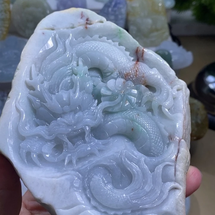 【闪购商品】颈饰未镶嵌翡翠龙牌