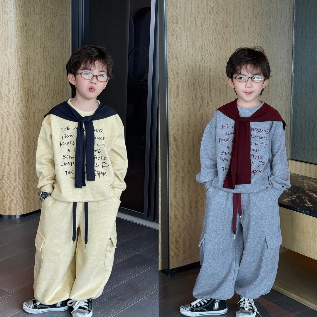 【现货】伟伟同款【实名推荐】2025秋季新品运动上学必备套装WW0908