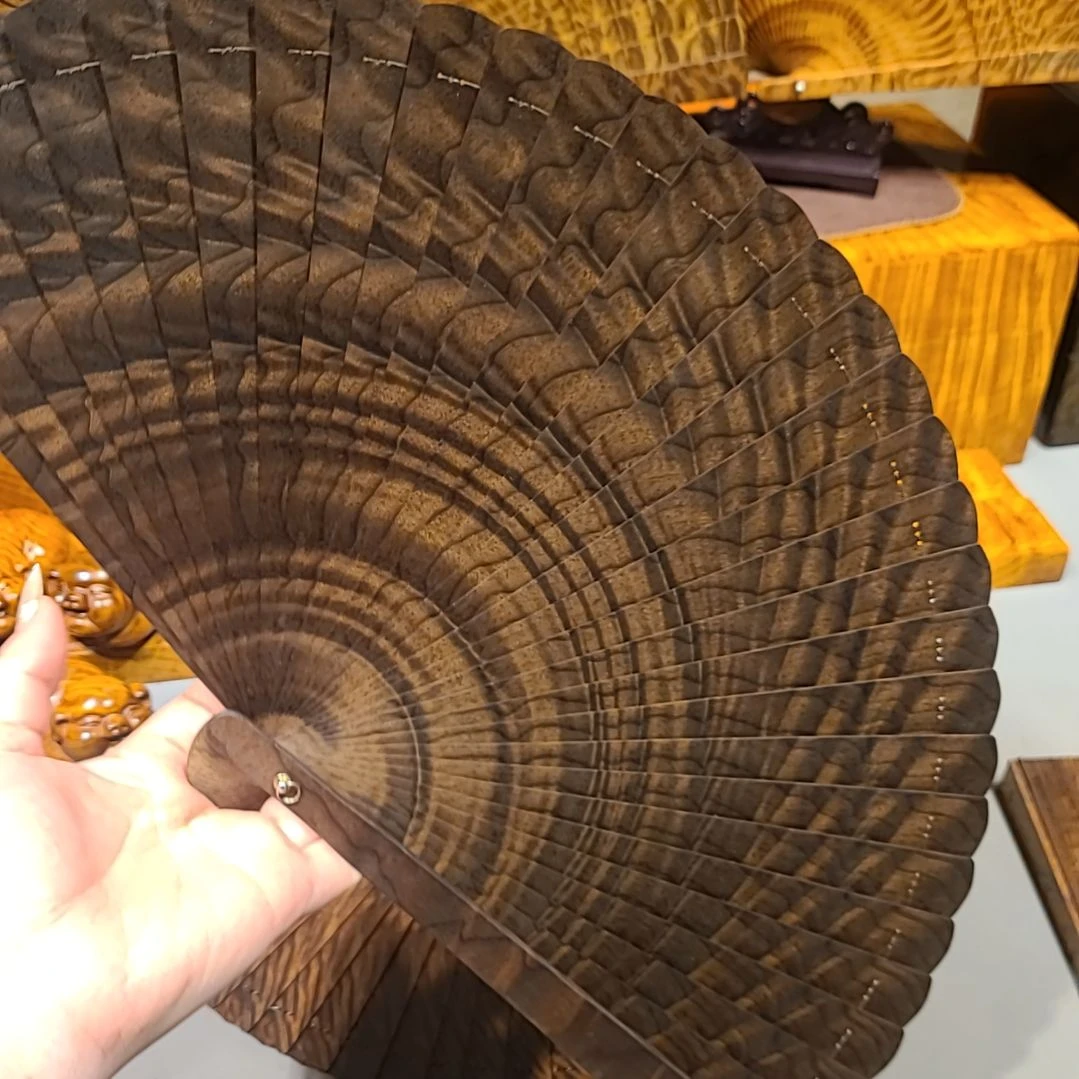 金丝楠24小叶桢楠金丝楠木苏扇阴沉