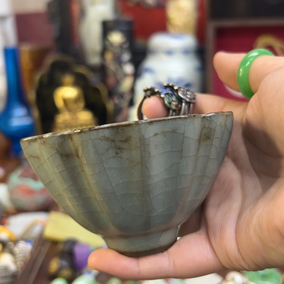 瓷杯、紫砂壶茶具套装