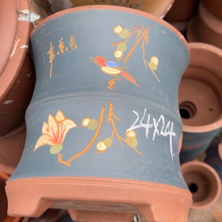 紫砂花盆特价清仓