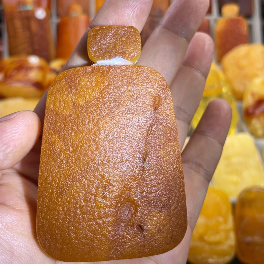 定制琥珀未镶嵌定制款天然琥珀蜜蜡