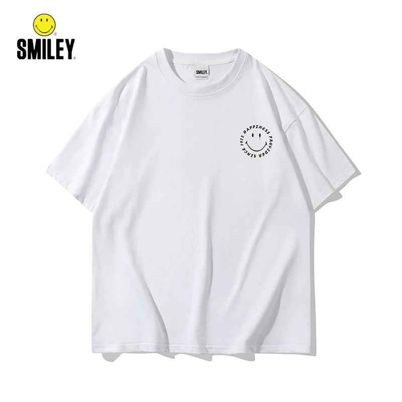 SMILEY夏季潮流同款印花美式短袖新款宽松男女T恤百搭纯棉专场