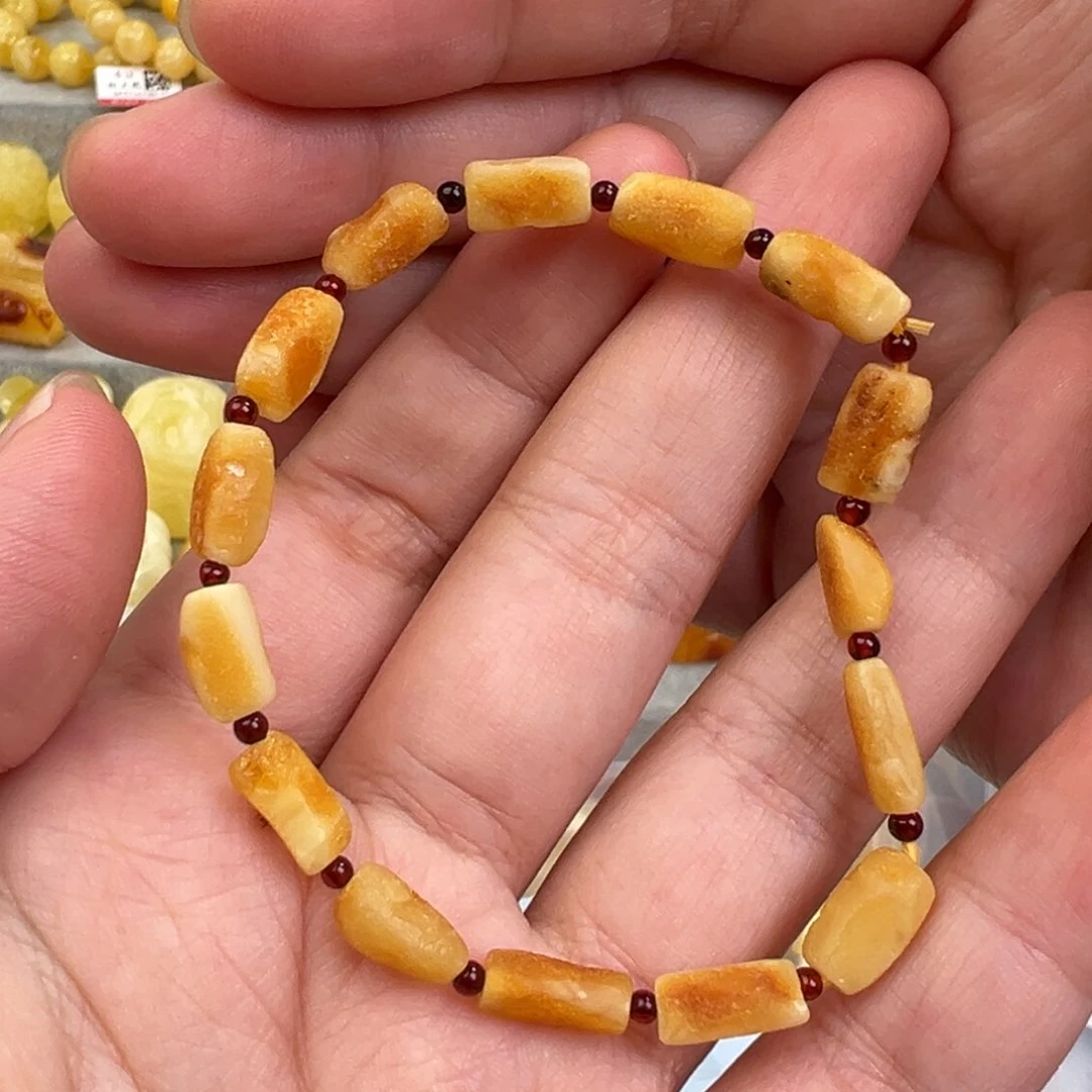琥珀手链未镶嵌蜜蜡