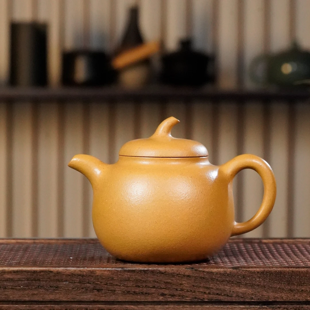 GS14-004 王真真  宜兴手工紫砂    茄瓜