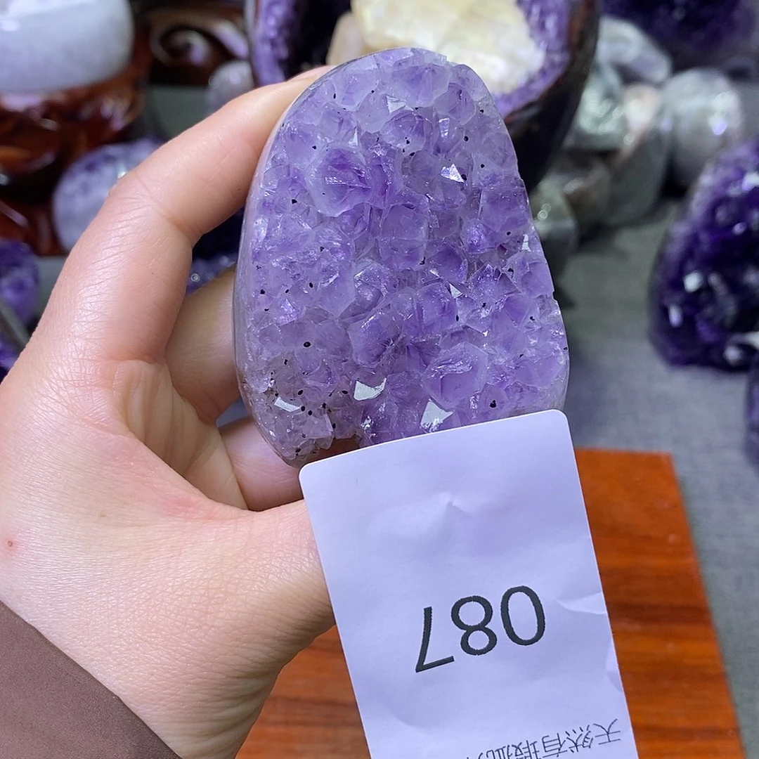 珠宝半成品紫晶未镶嵌