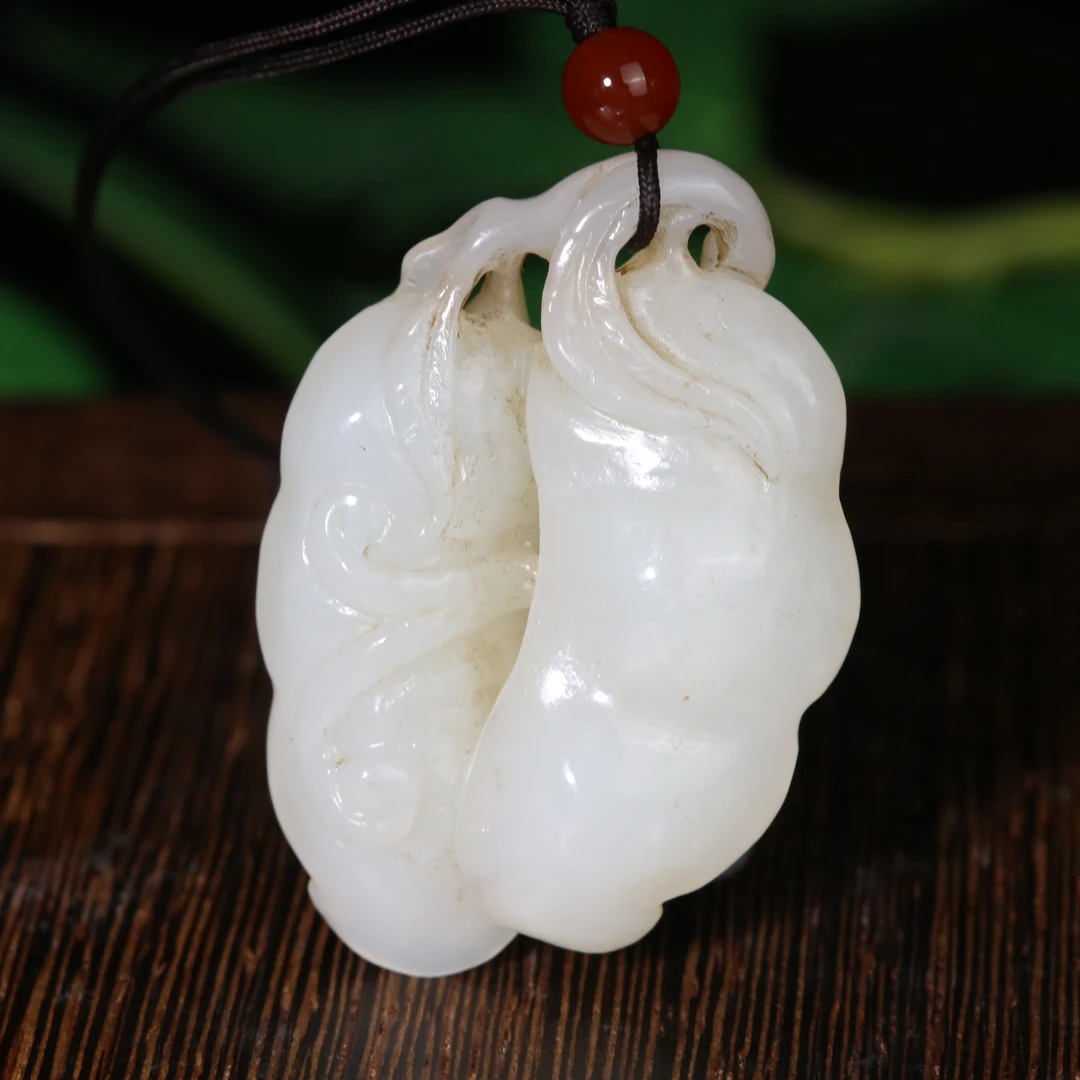 二十世纪和田玉福寿双全玉佩ACZL2506033054