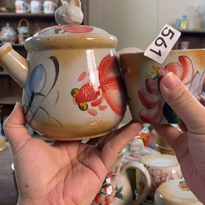 瓷片1561景德镇釉下五彩陶瓷