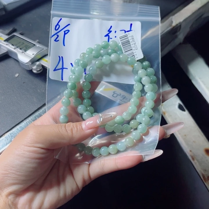 【闪购商品】定制翡翠未镶嵌阿*珠串多样性发货