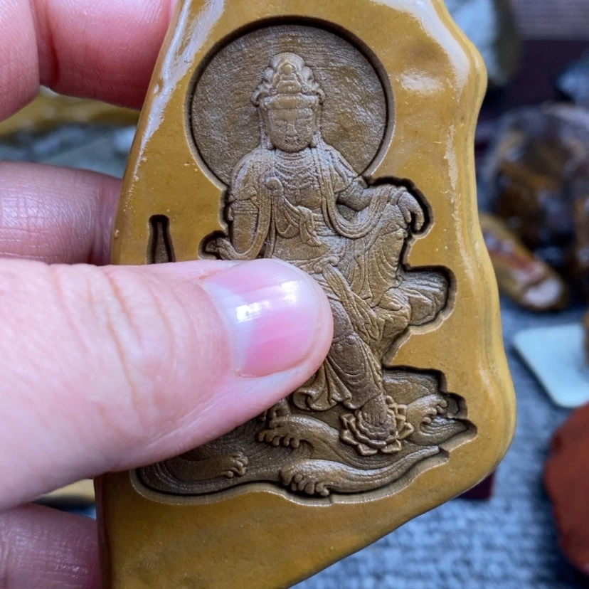 【闪购商品】原石雕刻手把件