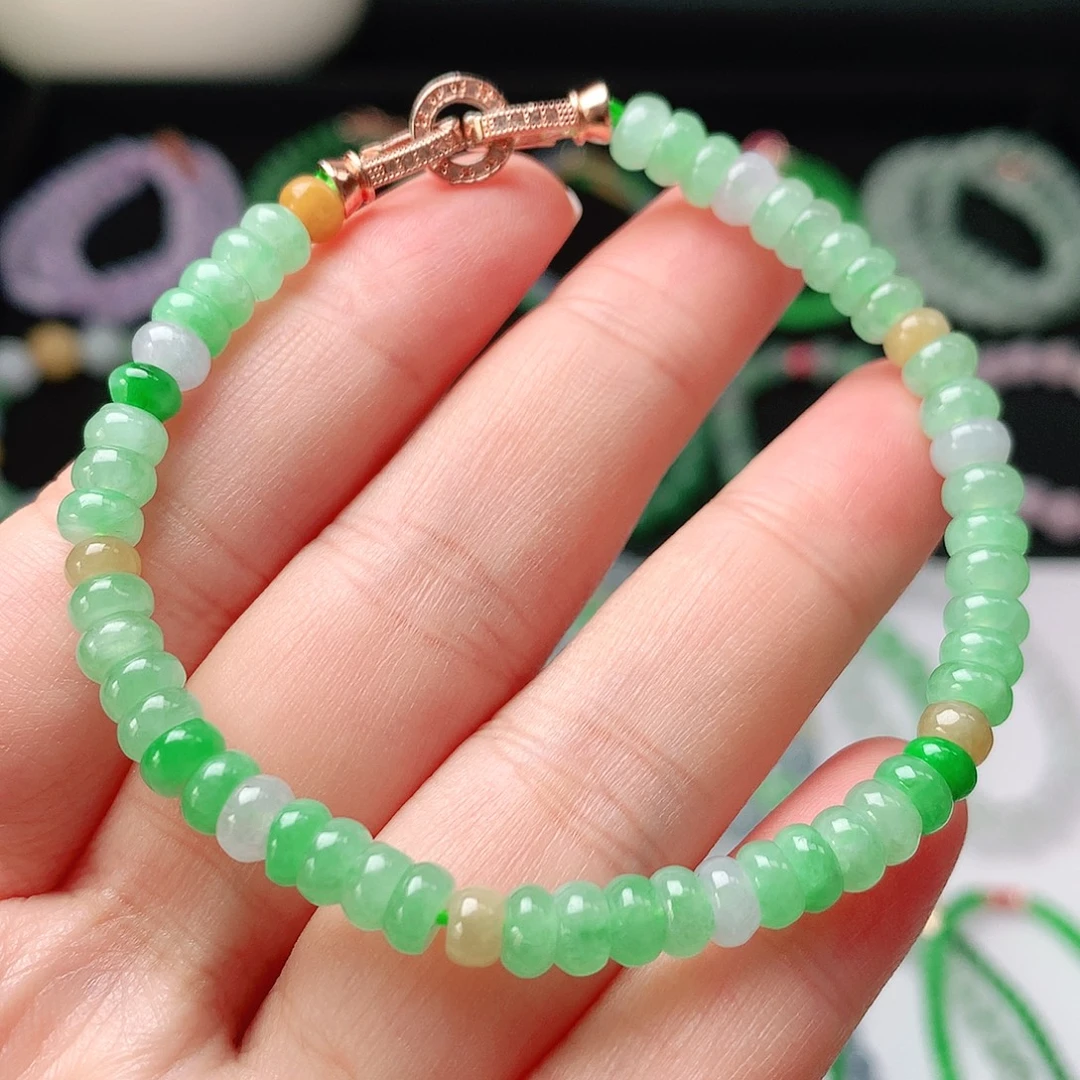 翡翠未镶嵌手链翡翠