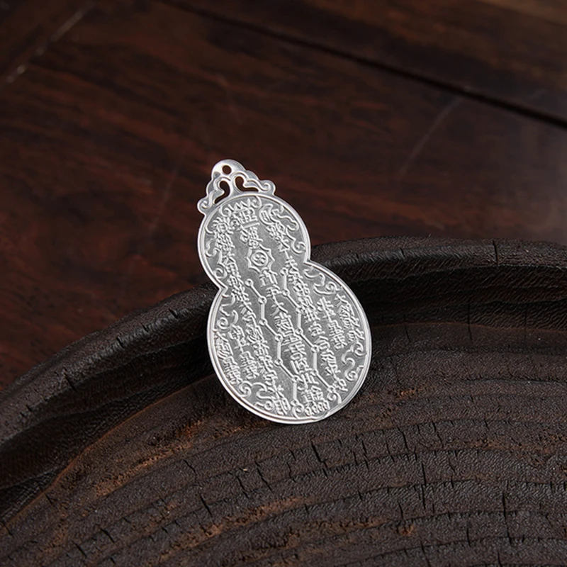 足银银制品 999足银葫芦手机贴B30795