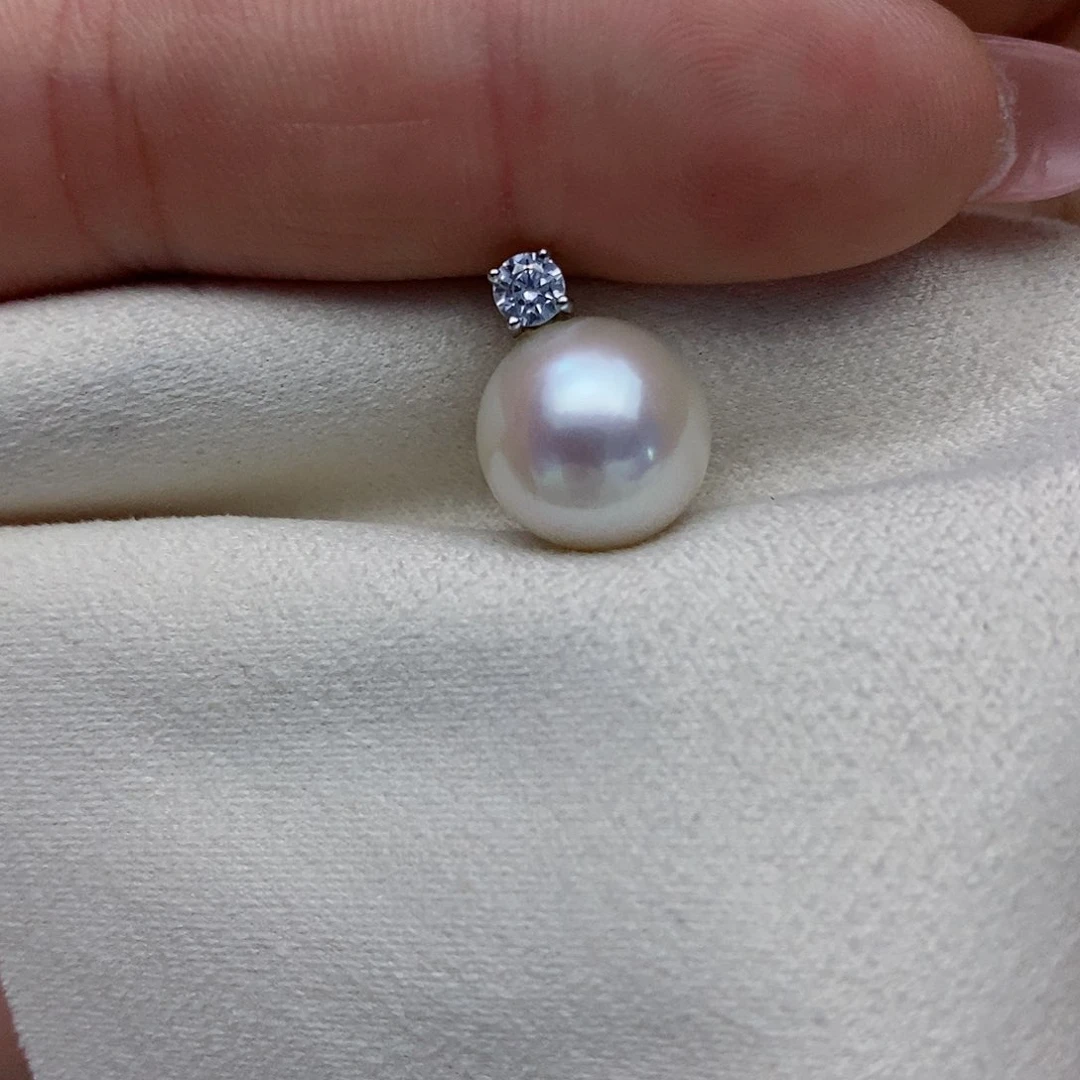 【闪购商品】淡水珍珠颈饰银S925镶嵌46