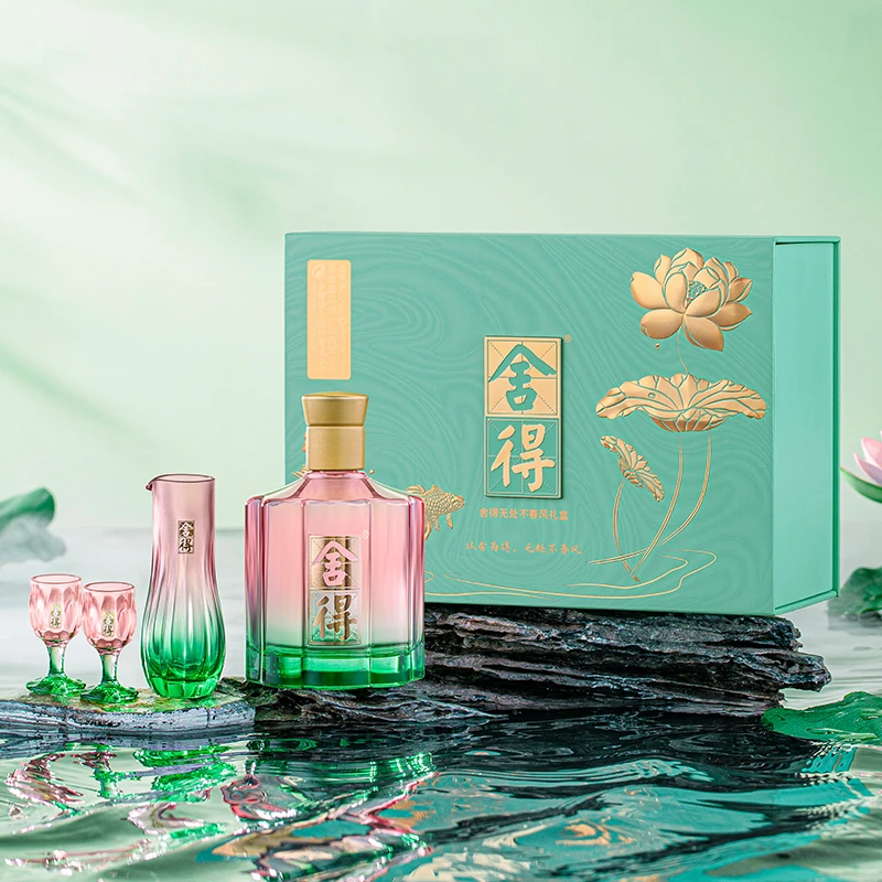 舍得【酒厂自营】无处不春风礼盒送礼白酒浓香型白酒52度500ml