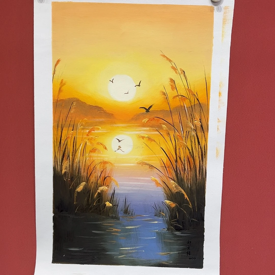 油画刘文桂油画作品