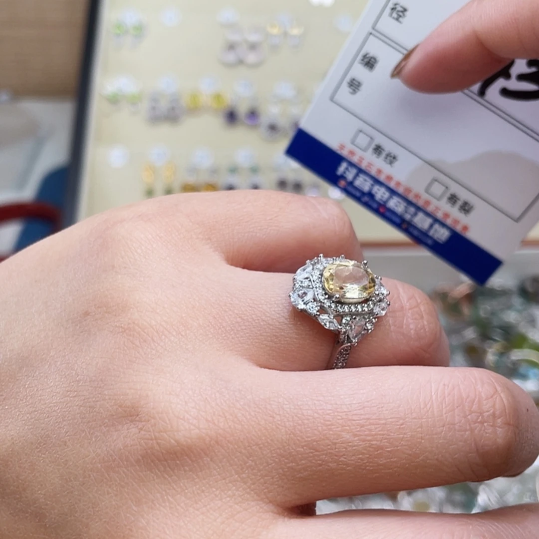 水晶颈饰银S925镶嵌