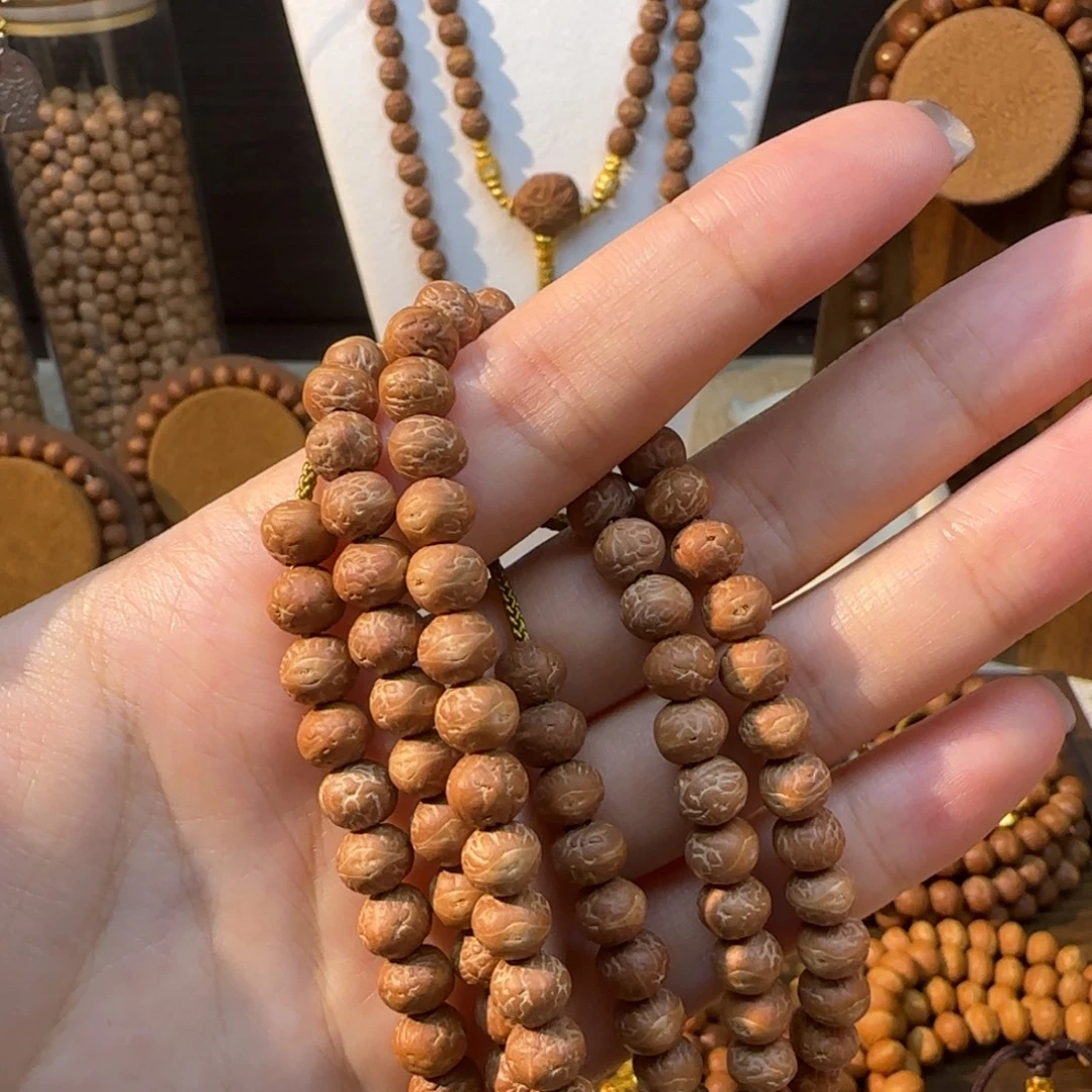 凤眼菩提吊坠国产酸枣核精品108颗脖挂