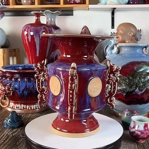 瓷片神垕镇钧瓷艺术