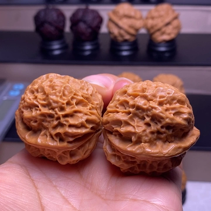 把件文玩核桃碧波金蟾22