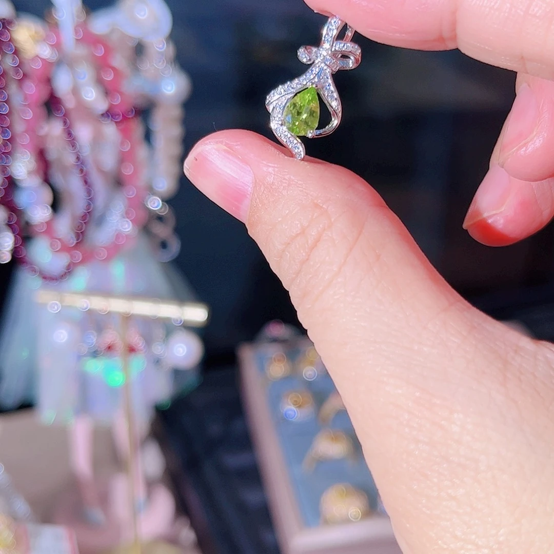 石榴石（芬达石）戒指银S925镶嵌
