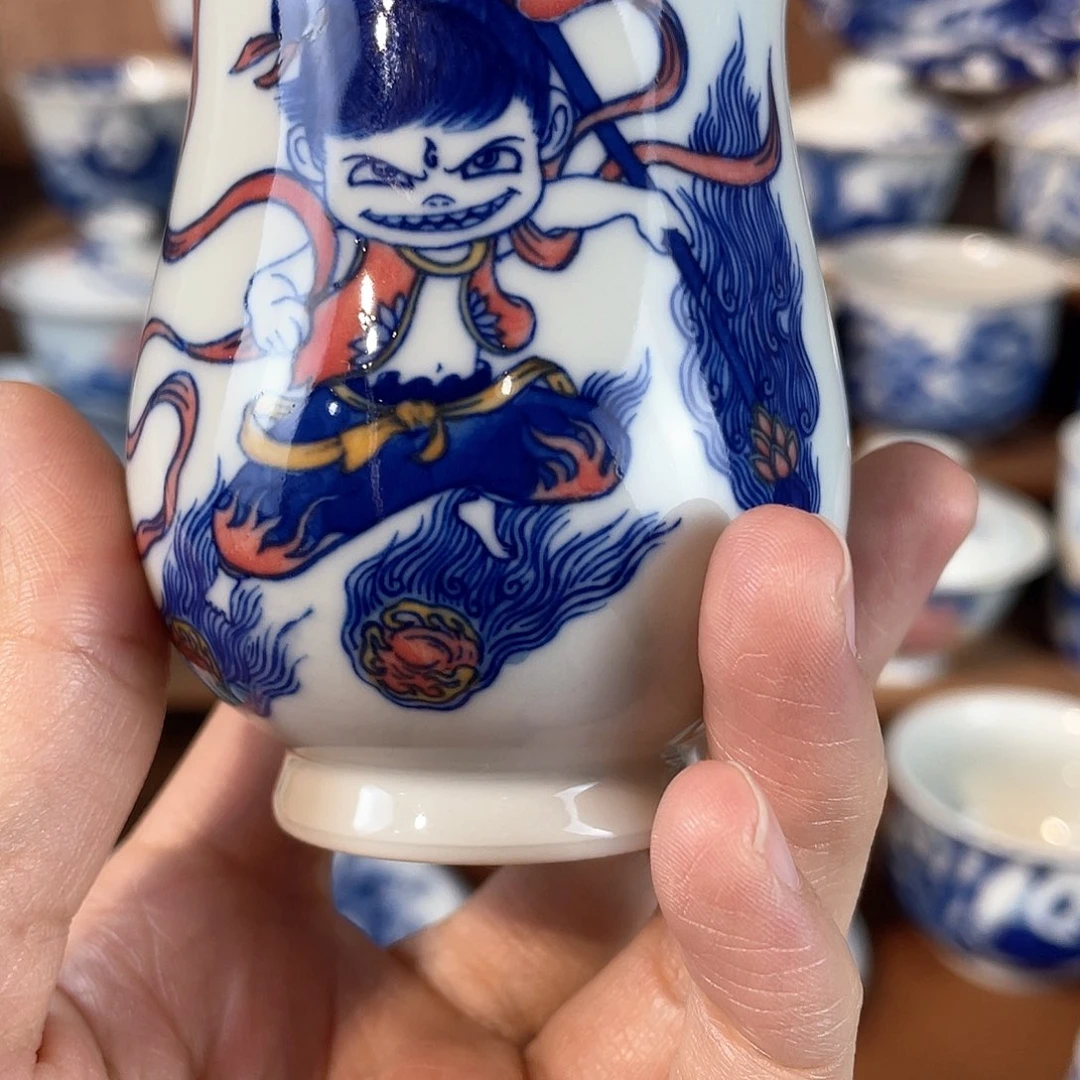 泥藝瓷梦哪吒玉兰杯