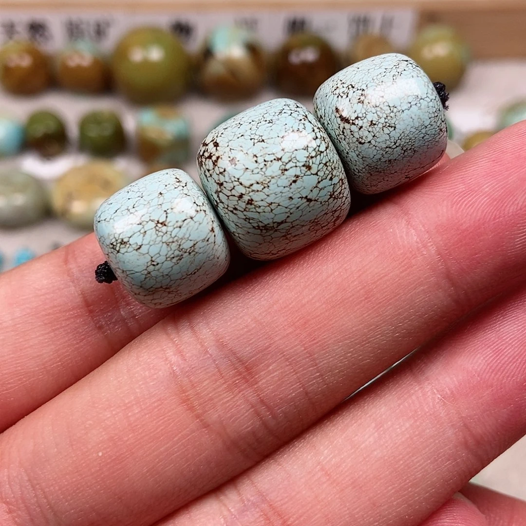 未镶嵌绿松石珠宝半成品