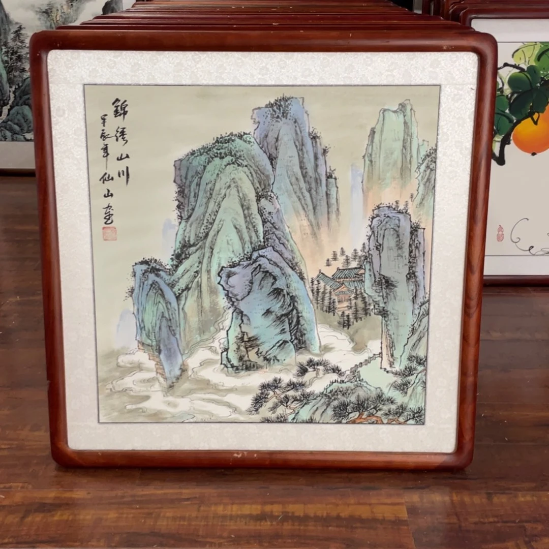 国画带框尺寸63*63厘米