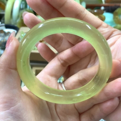 蛇纹石玉手镯58未镶嵌