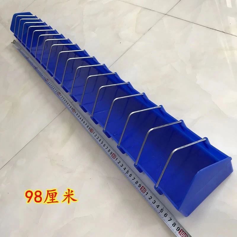 鸽子用品自动防撒漏食槽塑料加厚铁丝防溅喂食器饮水槽鸽具