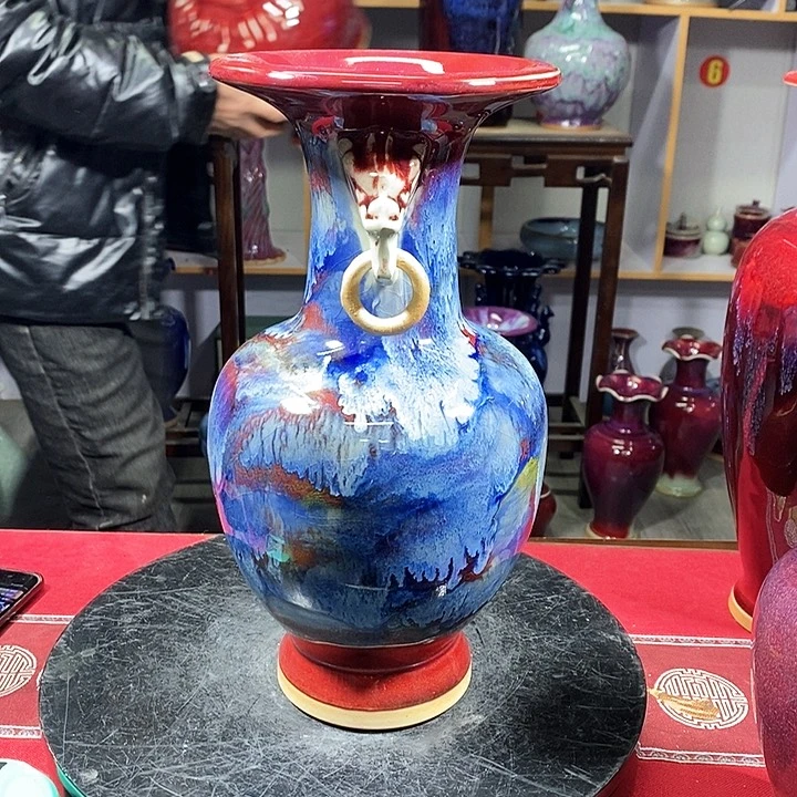 瓶中国神垕精品钧瓷