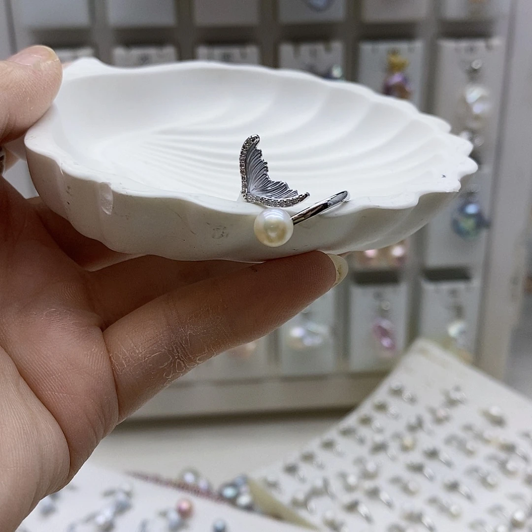颈饰合金淡水珍珠
