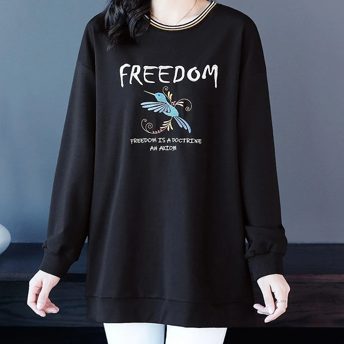 撞色卫衣长袖上衣227797