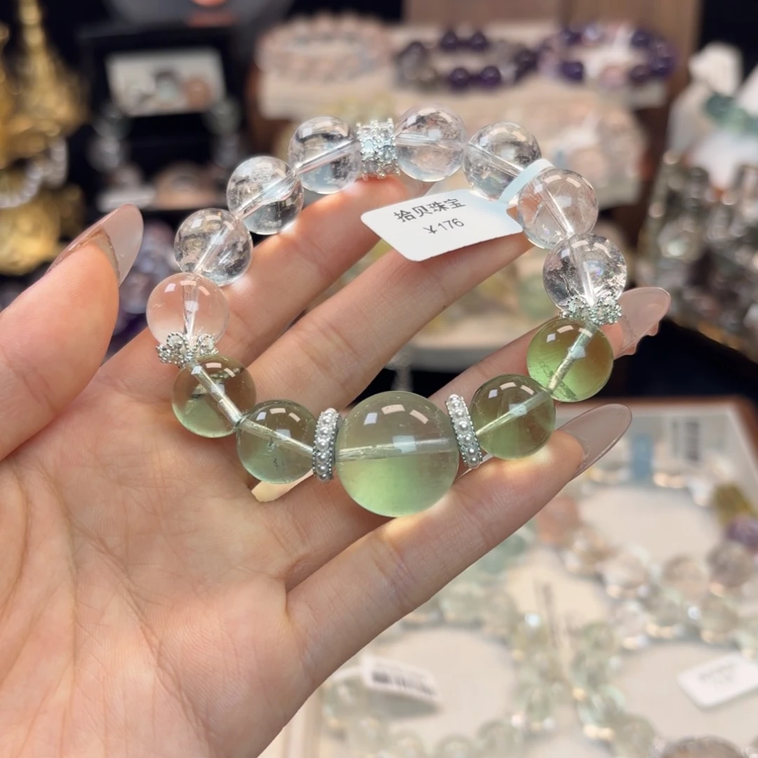 水晶手链未镶嵌在****?水晶鱼