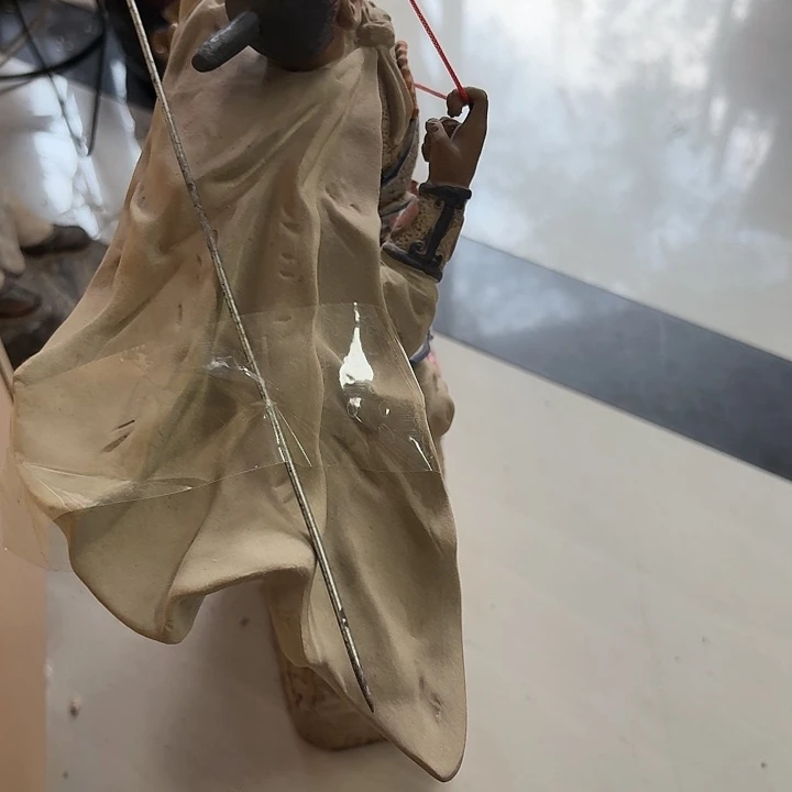 水***斋陶土陶瓷摆件石湾