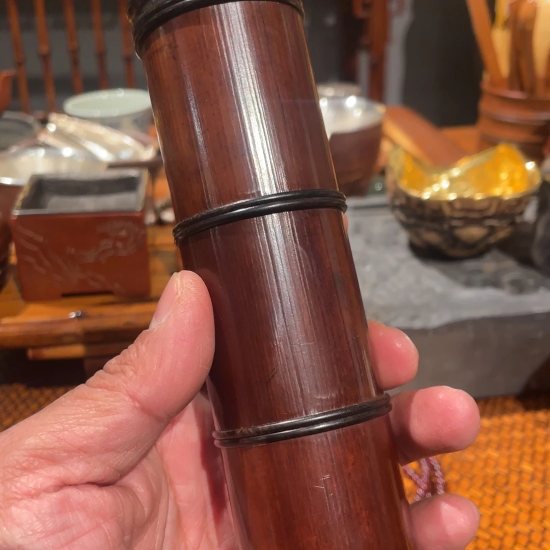 紫砂茶案三节老煤竹茶仓三节老煤竹茶仓