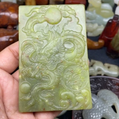 蛇纹石玉未镶嵌颈饰22