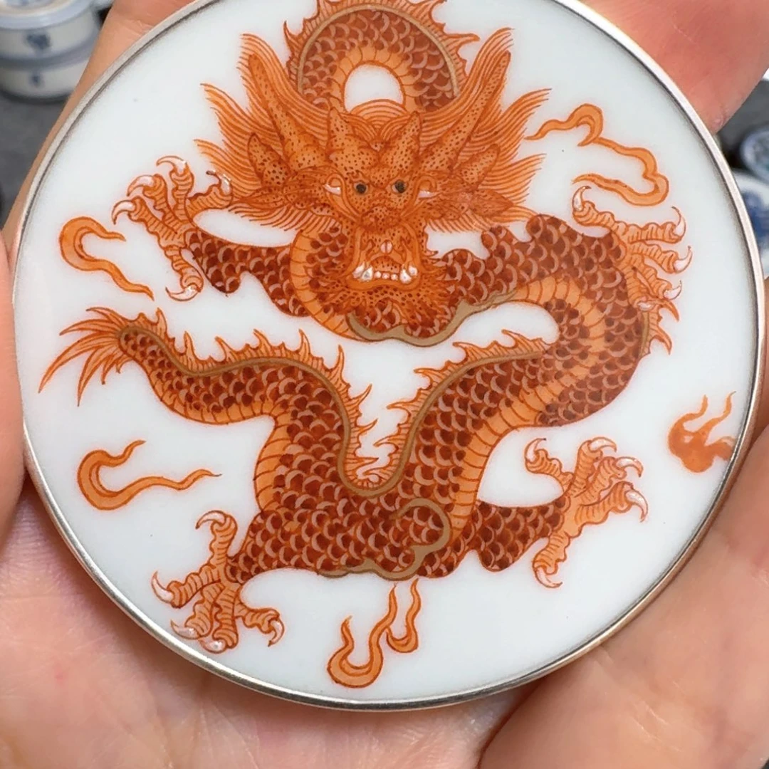 双***剑瓷片金龙挂件一个一个