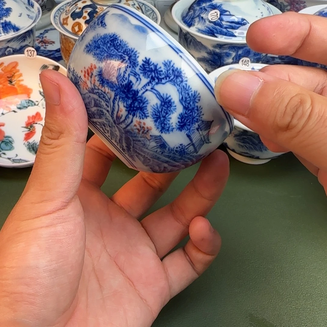 彦祖纯手工手绘茶具184