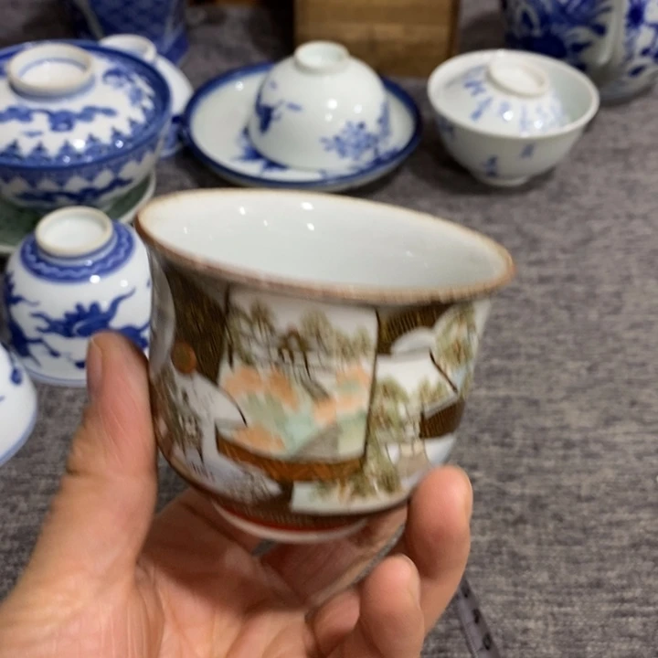 紫砂茶杯小**伟非常漂亮好看的花瓶