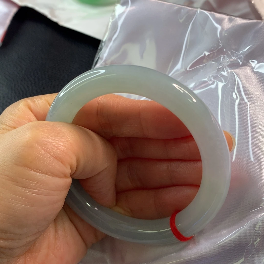 翡翠未镶嵌手镯翡翠手镯58.5