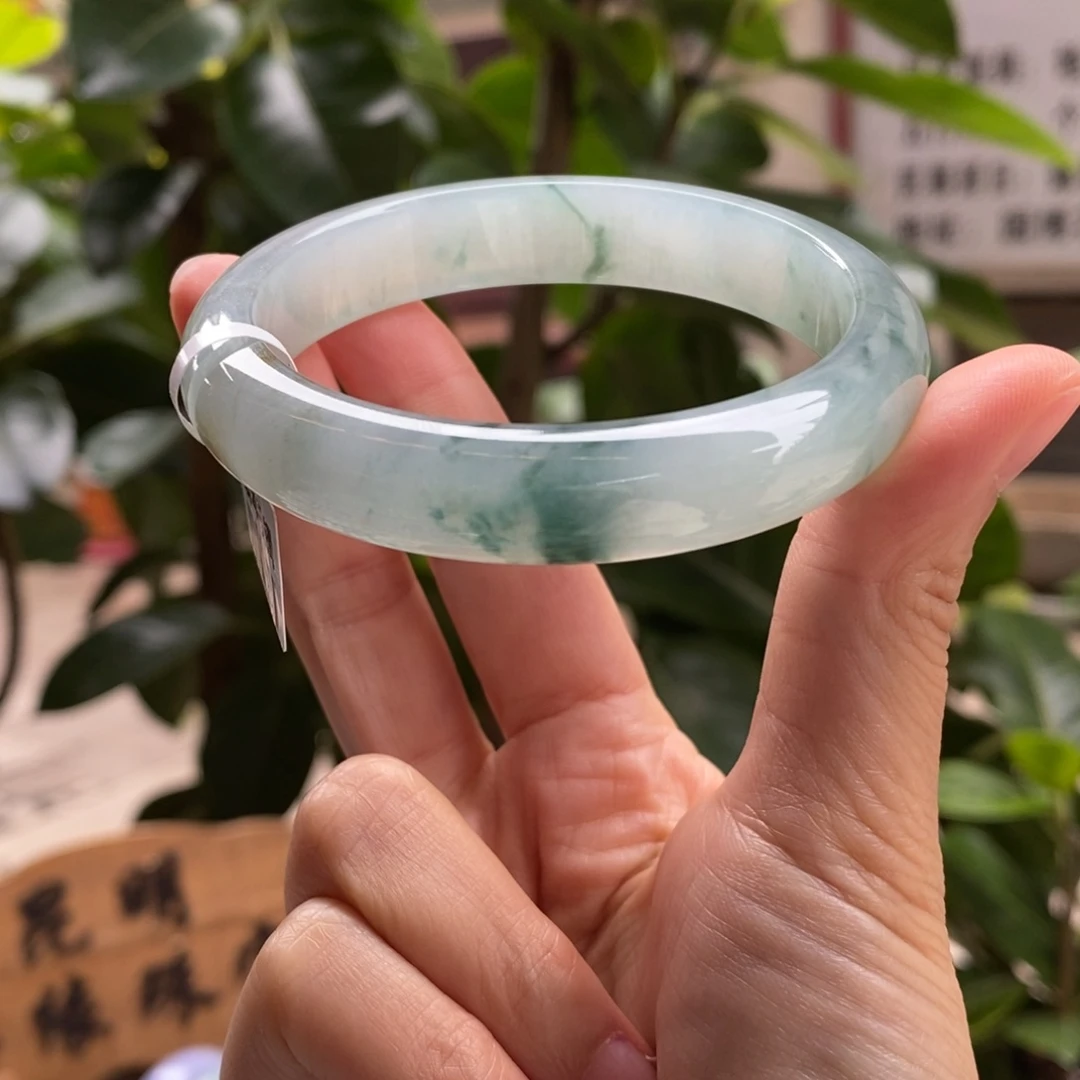 未镶嵌手镯翡翠57圈