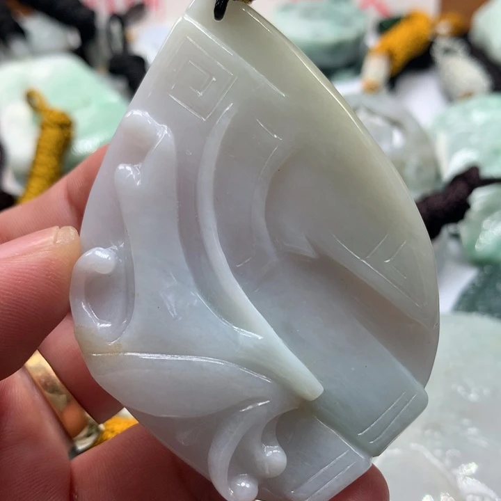 颈饰未镶嵌翡翠保真天然a货翡翠