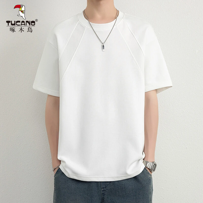 TUCANO/啄木鳥2025夏季新款圆领短袖休闲时尚档次T恤潮流百搭帅气