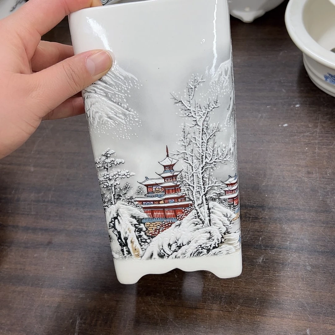 紫砂花盆920号微瑕10/19cm