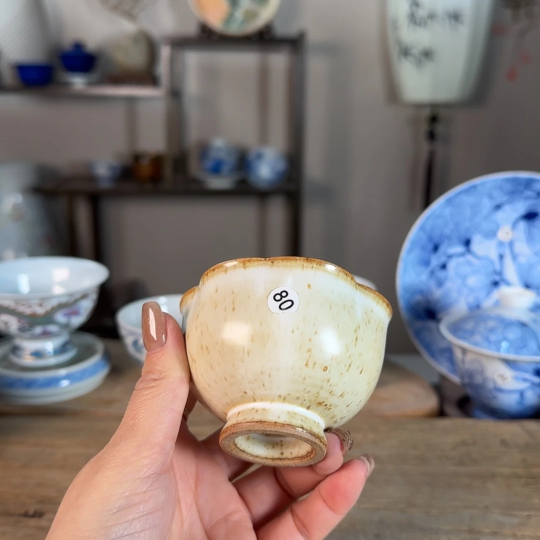 杯景德镇陶瓷柴烧多人