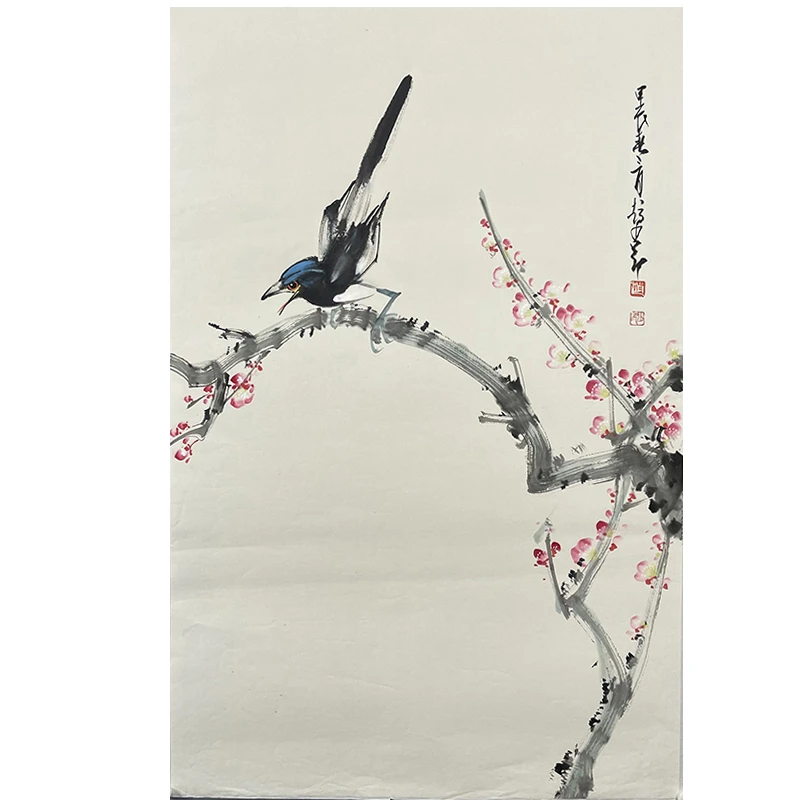 B-0605赵老师喜上眉梢托底95*63cm