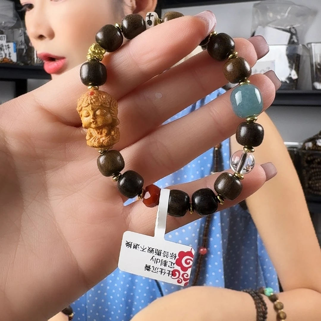 沉香香囊沉香B531度母单圈发一